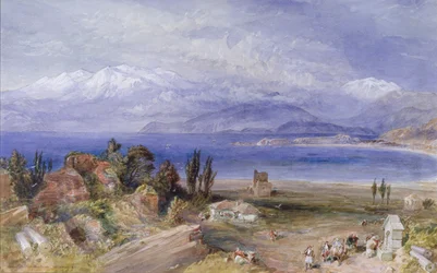 Parnassus en Helicon vanuit Korinthe